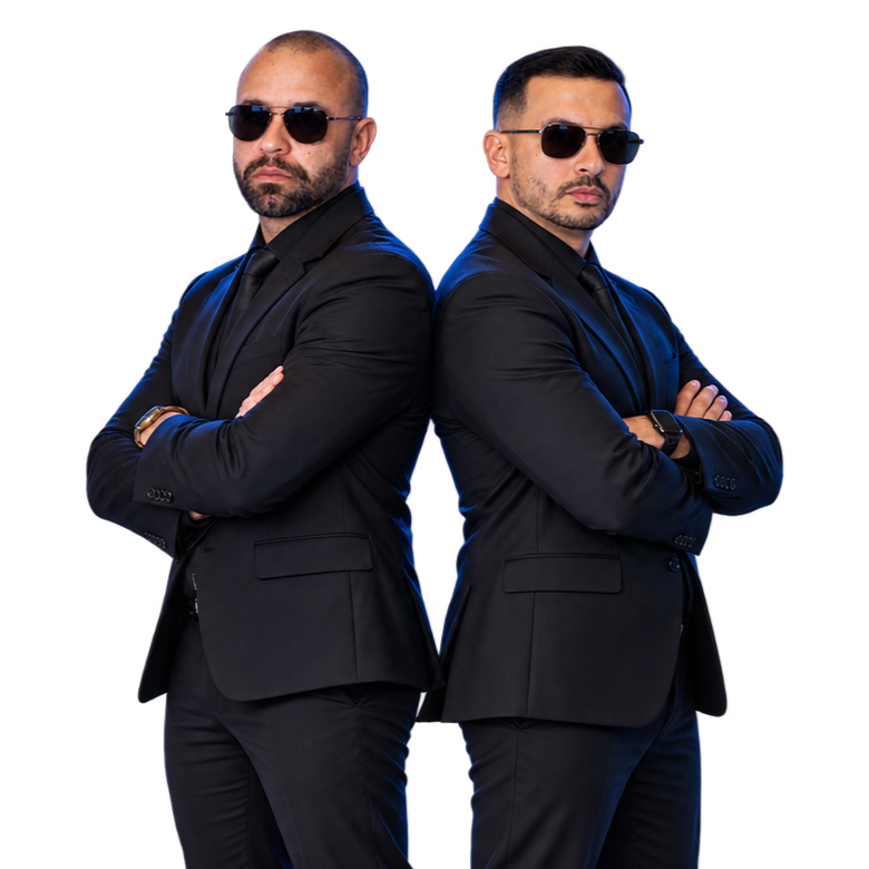 Willian e Douglas caracterizados como agentes